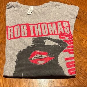 Bella Canvas Gray and Red Graphic Tee